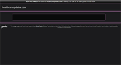 Desktop Screenshot of healthcareupdates.com