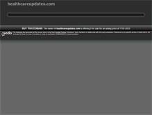 Tablet Screenshot of healthcareupdates.com